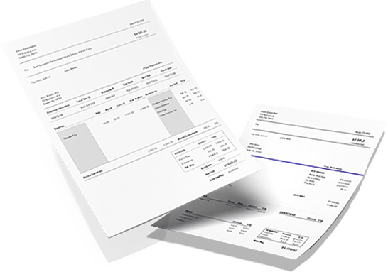 Examples of professional paystub layouts